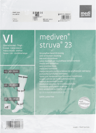 Struva 23 Anti thromb. C2 Cuisse Blanc T6 2 8360106