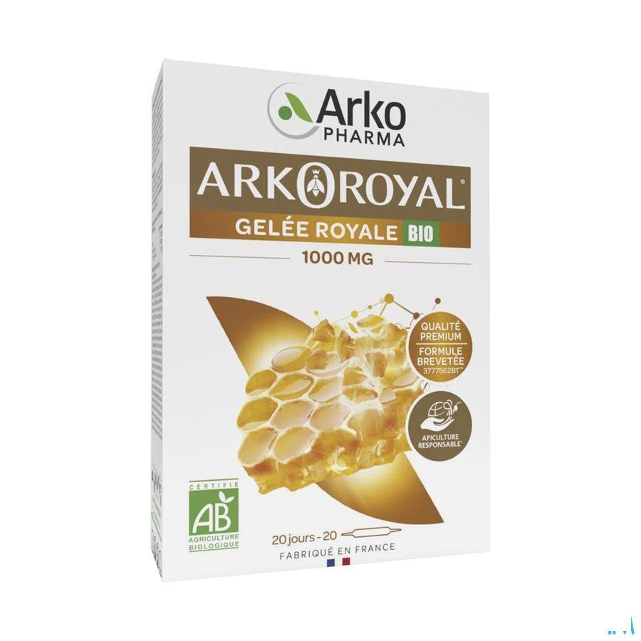 Arkoroyal Gelee Royale 1000 mg Ampoule 20x10 ml  -  Arkopharma