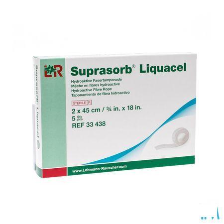 Suprasorb Liquacel Vezelverb Hydroact. 2X45Cm 5  -  Lohmann & Rauscher