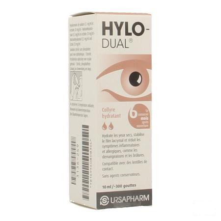 Hylo-dual Oogdruppels 10 ml  -  Ursapharm