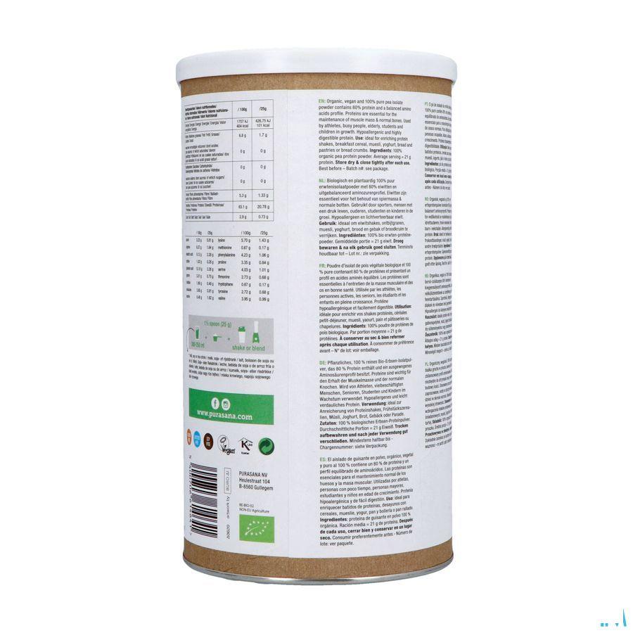 Purasana Protein. Veg. Pois 80% Nature Bio 400 gr