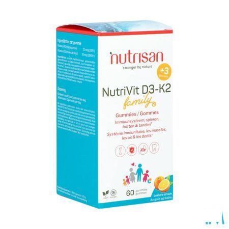 Nutrivit D3-K2 Family Gommies 60 Nutrisan  -  Nutrisan