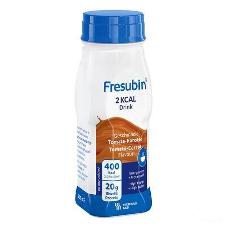 Fresubin 2 Kcal Drink Salé/hartig 200 ml Tomatescarottes/tomaatwortel  -  Fresenius