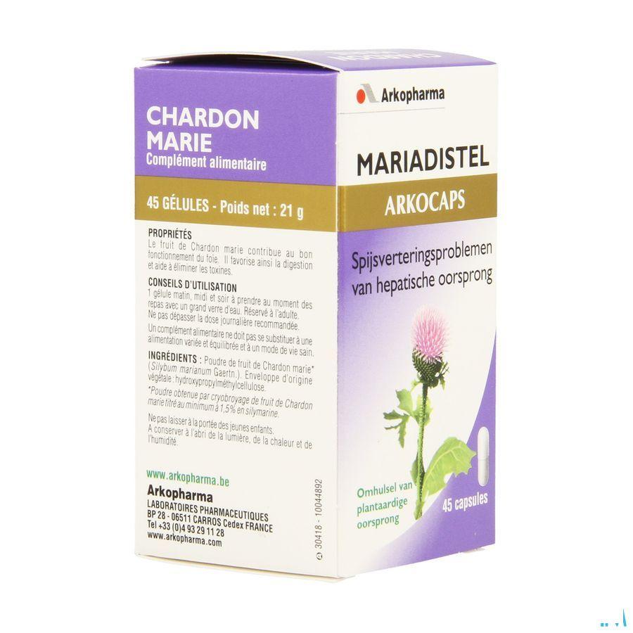 Arkocaps Mariadistel Plantaardig 45  -  Arkopharma