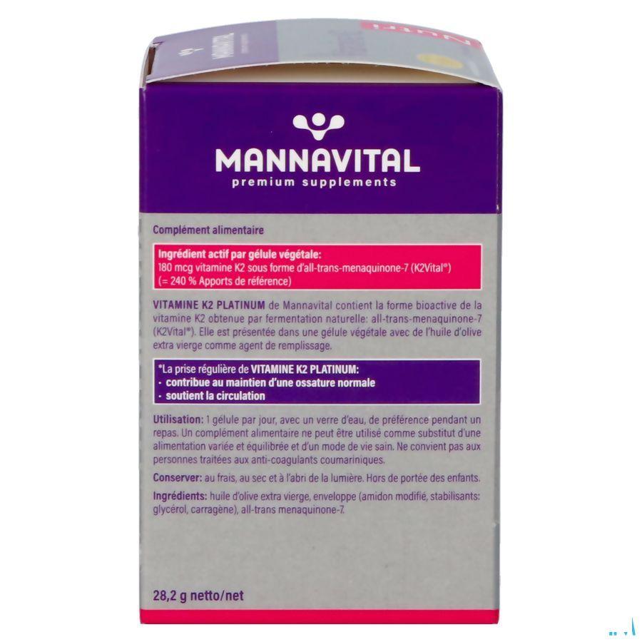 Mannavital Vitamine K2 Platinum V-Caps 60