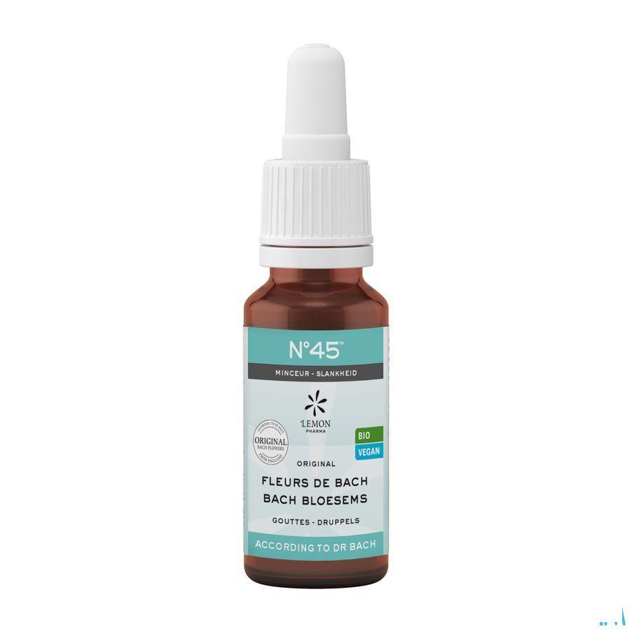 Fleurs De Bach Bio Nr 45 Gouttes Maigrir 20 ml  -  Eureka Pharma