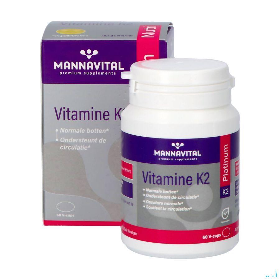 Mannavital Vitamine K2 Platinum V-Caps 60