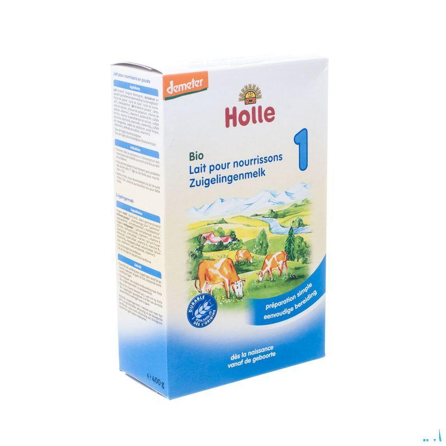 Holle Zuigelingenmelk 1 Bio Poeder 400 gr Bh100  -  Natur'Inov