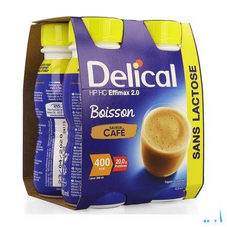 Delical Effimax 2.0 Koffie 4x200 ml  -  Bs Nutrition