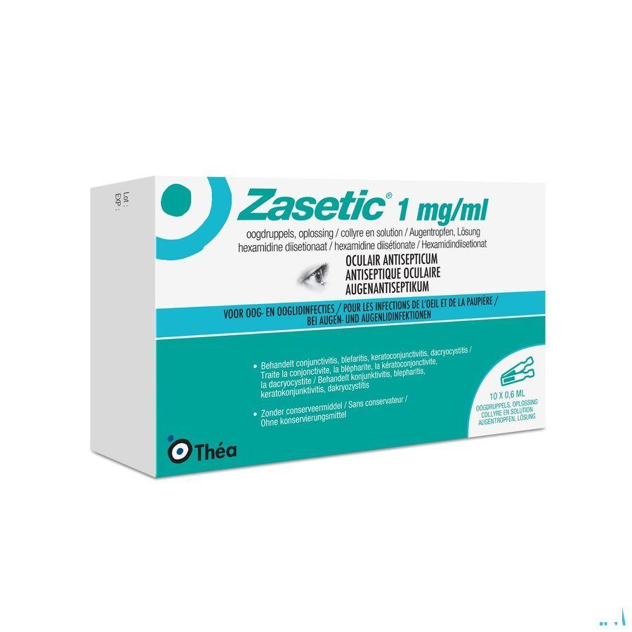 Zasetic 1Mg/ml Sol  Gutt Oculaires 10 x 0,6ml