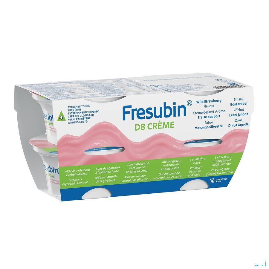 Fresubin Db Creme 125 gr Fraise Des Bois/bosaardbei  -  Fresenius