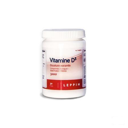 Leppin Vitamine D3 Pot kauwtabletten 30  -  Lepivits
