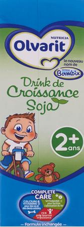 Olvarit Groeidrink Soja 2 + 1l  -  Nutricia