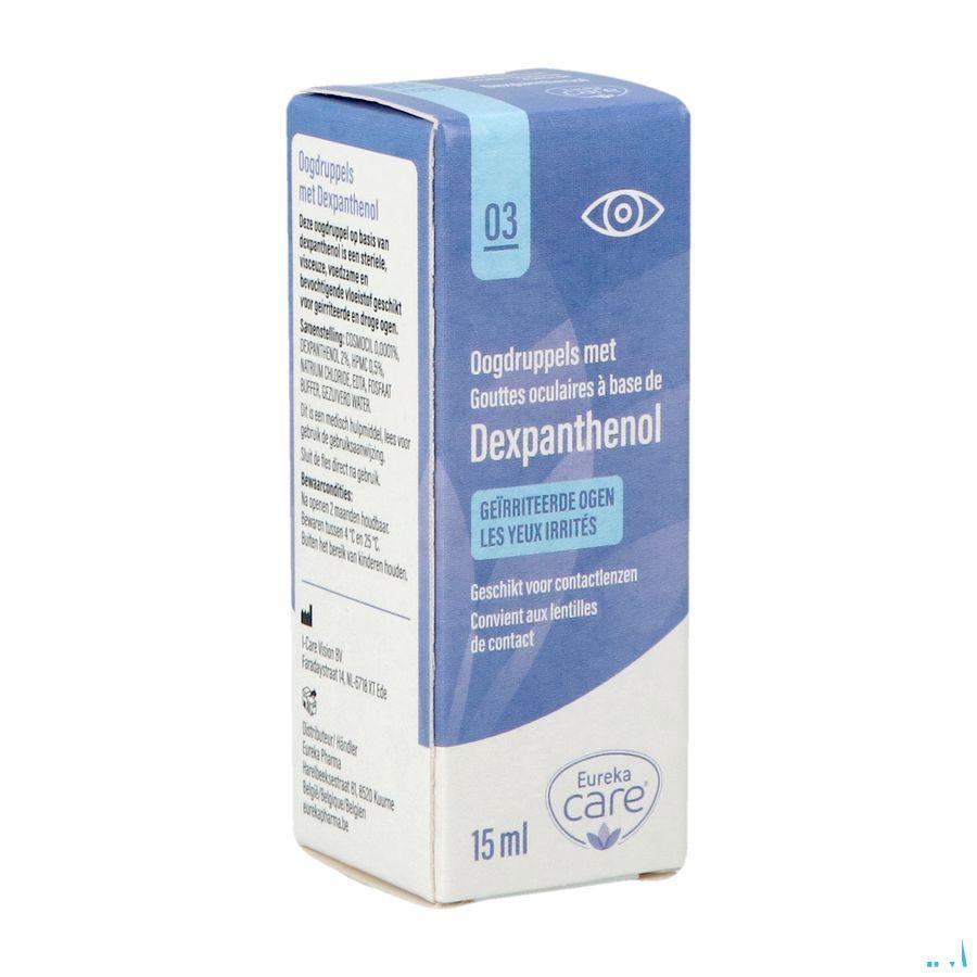 Eureka Care Oogdr.Irrit.Ogen Dexpanth.Prov.B5 15 ml  -  Eureka Pharma