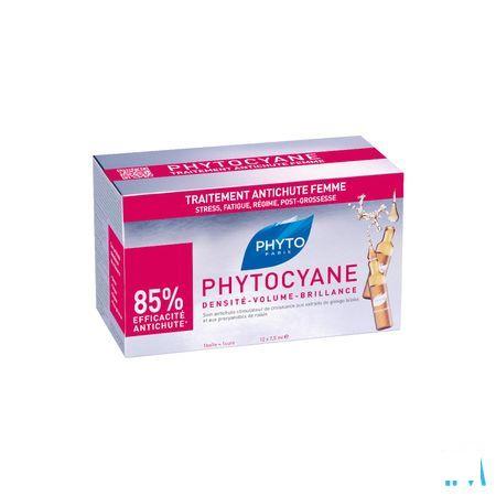 Phytocyane Anti haaruitval Vrouw Ampullen 12 
