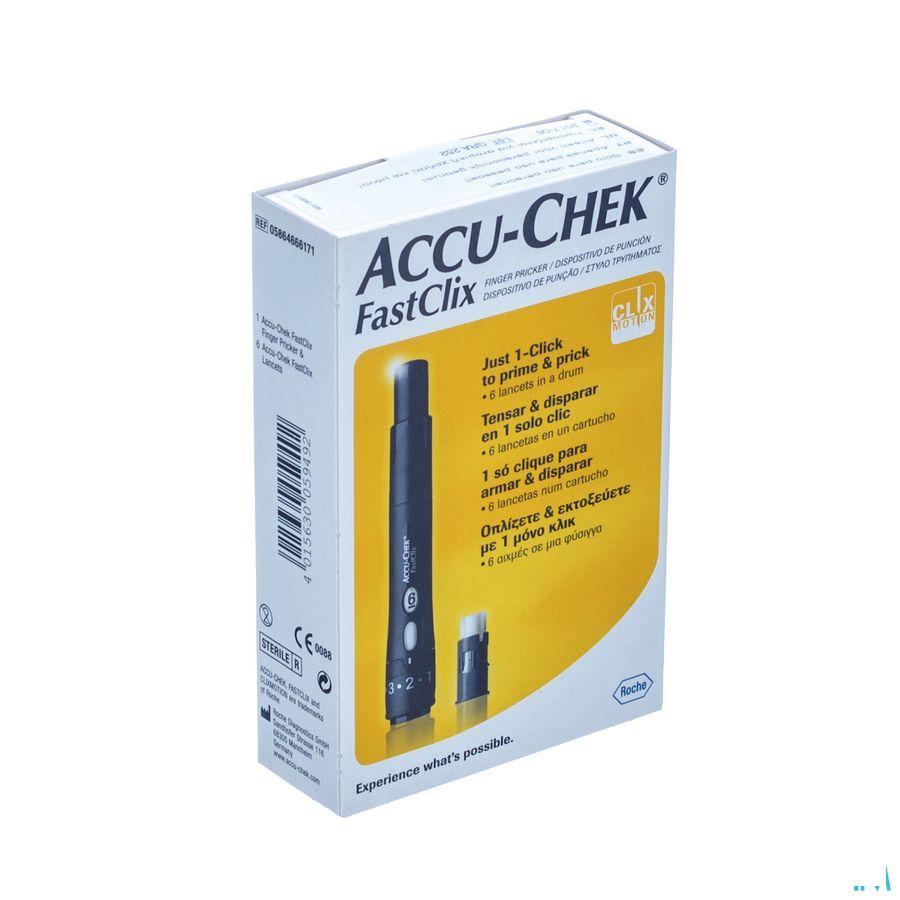 Accu Chek Fastclix (prikker + lancet 1x6)05864666171  -  Roche Diagnostics