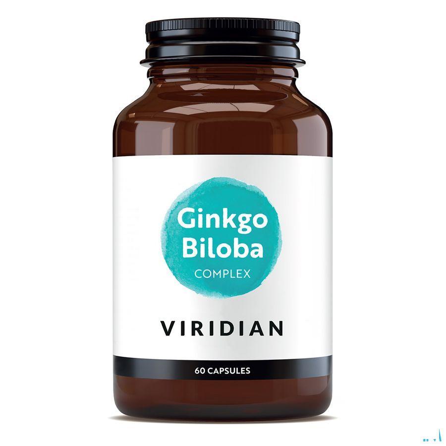 Viridian Ginkgo Biloba Leaf Extract Plant. Capsule 60  -  Solgar Vitamins
