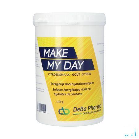 Make My Day Citroen Poeder Oplosbaar 1200 gr  -  Deba Pharma