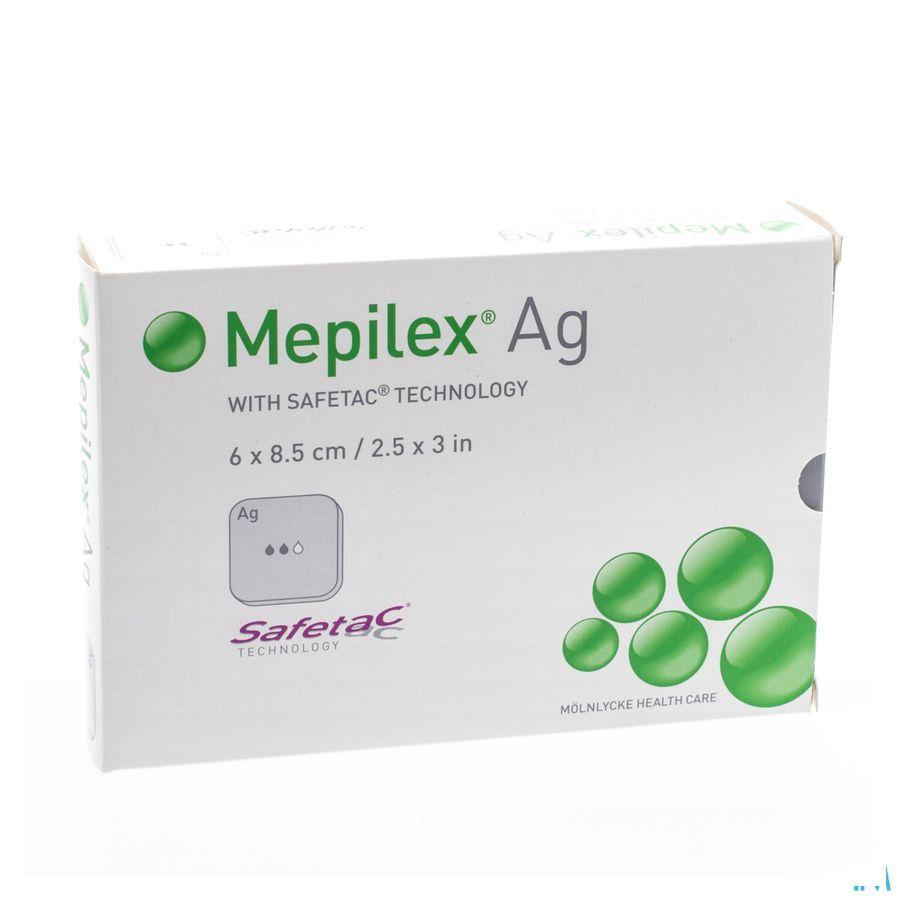 Mepilex Ag Verband Steriel 6,0x 8,5cm 5 287021  -  Molnlycke Healthcare