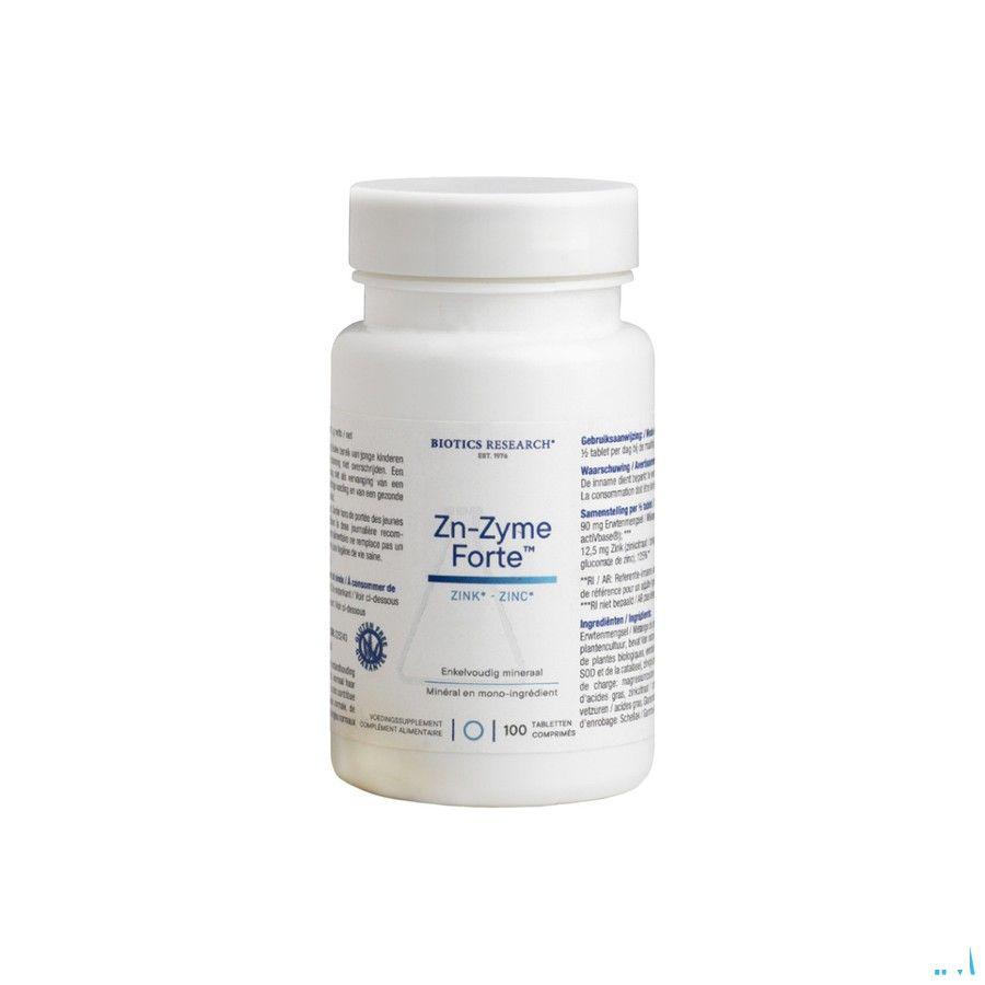 Biotics Zn-Zyme Forte 100 comprimés  -  Energetica Natura