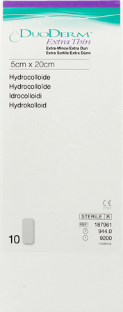 Duoderm Extra Dun Verband Hydro 5cmx20cm 10 H7961  -  Convatec