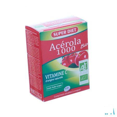 Super Diet Acerola Bio 1000 Tabletten 24  -  Superdiet Laboratoires