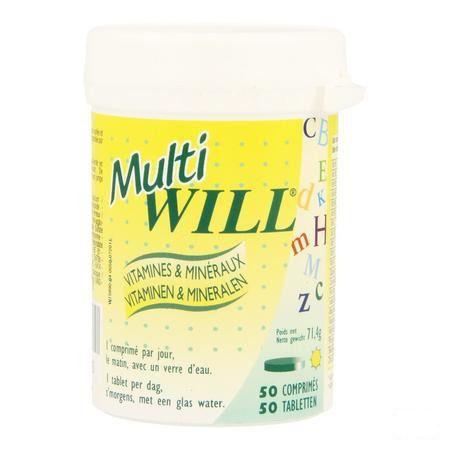 Multi Will Multivit + Mineralen Comp 50  -  Will Pharma