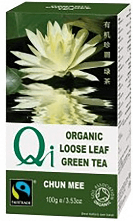 Qi Bio Groene Thee Chun Mee 100 g  -  Mannavita