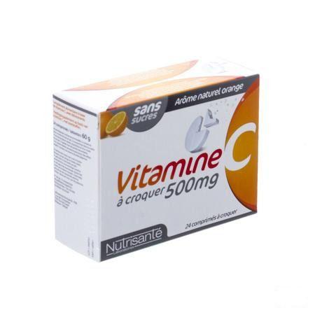 Vitamine C 500 mg Comprimes A Croquer Tube 2x12  -  Nutrisante