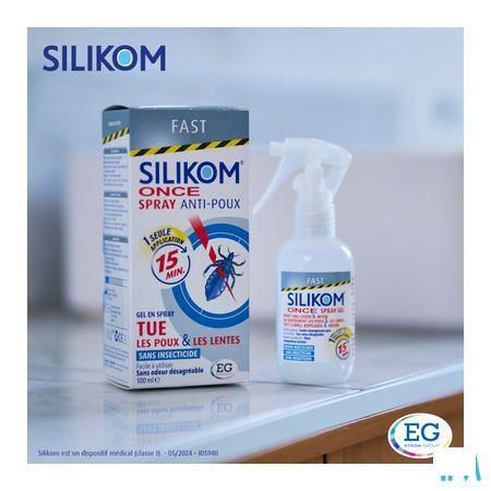 Silikom Once Spray Gel Anti pouce 100 ml  -  EG