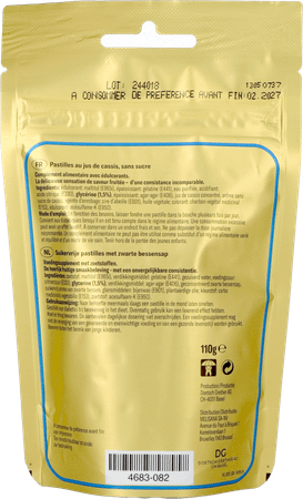 Grether'S Pastilles Blackcurr. S/Sucre Refill 110 gr