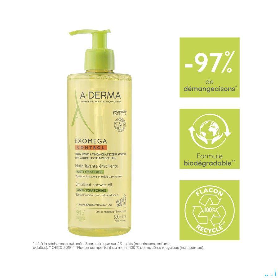 Aderma Exomega Control Emolierende Wasolie 500 ml
