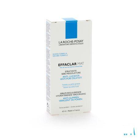 Effaclar Mat Hydra Sebo-regulat. sans parab. 40 ml  -  La Roche-Posay