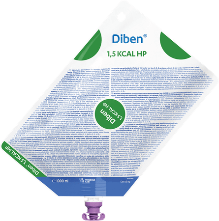 Diben 1,5 Kcal Hp 1000 ml  -  Fresenius
