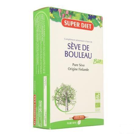Super Diet Seve Bouleau Bio Ampoule 20x15 ml  -  Superdiet Laboratoires