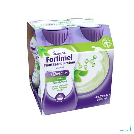 Fortimel Plantbased Protein Pet.Pois-Menthe4X200 ml