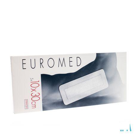 Euromed 10x30cm 5 Eilandpleister Adhesive Steriel  -  I.D. Phar