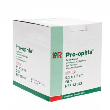 Pro-Ophta Oogkussenkompres Ster 6,2X7,2Cm 25 13043  -  Lohmann & Rauscher