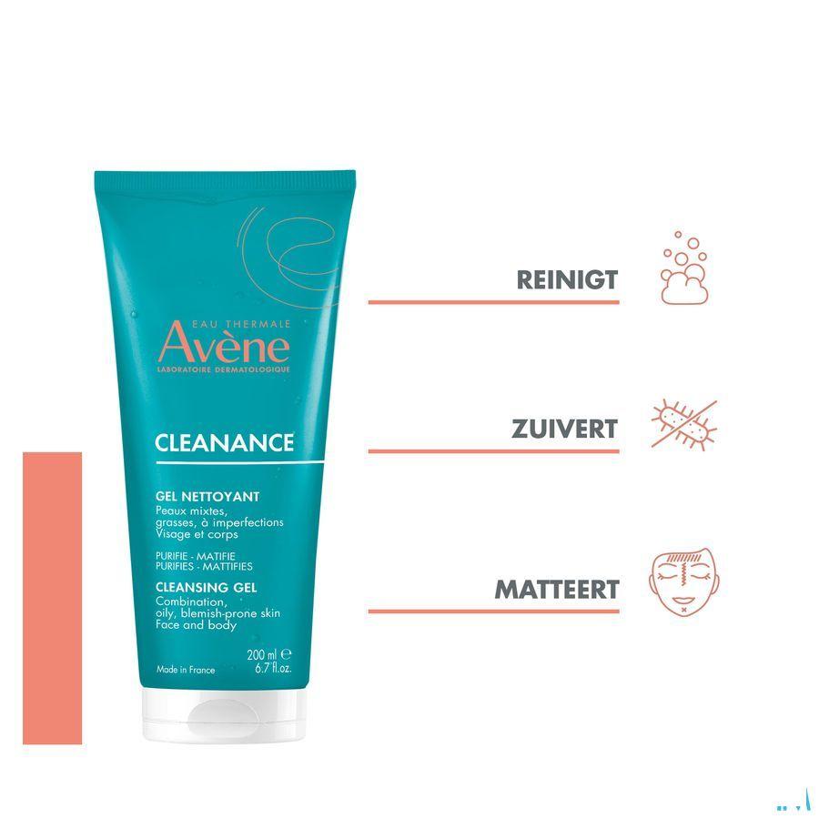 Avene Cleanance Reinigende Gel Tube 200 ml  -  Avene