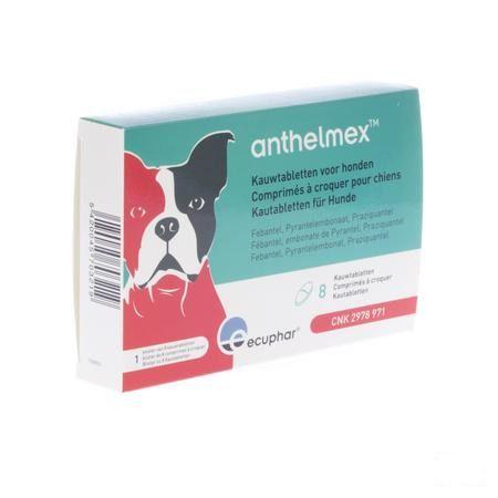 Anthelmex Kauwtabletten Hond 8  -  Ecuphar
