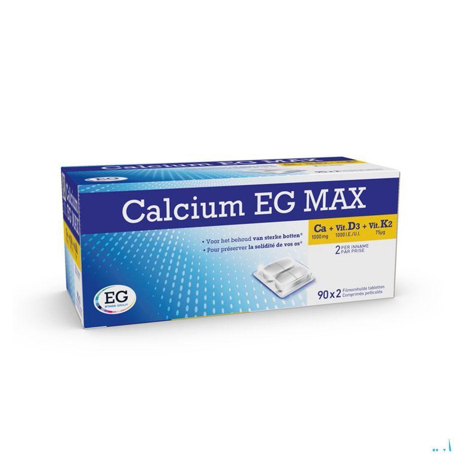 Calcium Eg Max K2 1G/1000Ie/75Mcg Filmom.Tabl 90 x 2