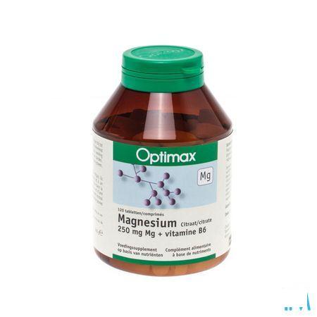 Megnesium Citrate Comprimes 120 Optimax 