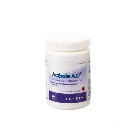 Leppin Acerola Ao Plus Fraise Comprimes Croq 20  -  Lepivits