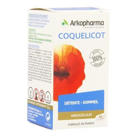 Arkocaps Klaproos Plantaardig 45  -  Arkopharma