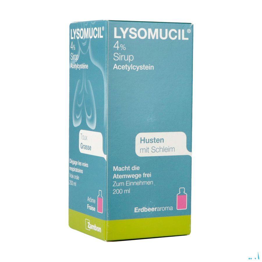 Lysomucil 4% Siroop 200 ml