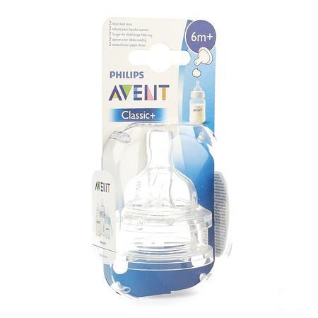 Philips Avent Tetine Preparation Plus Epaisse Sil 2 Scf636/27  -  Bomedys