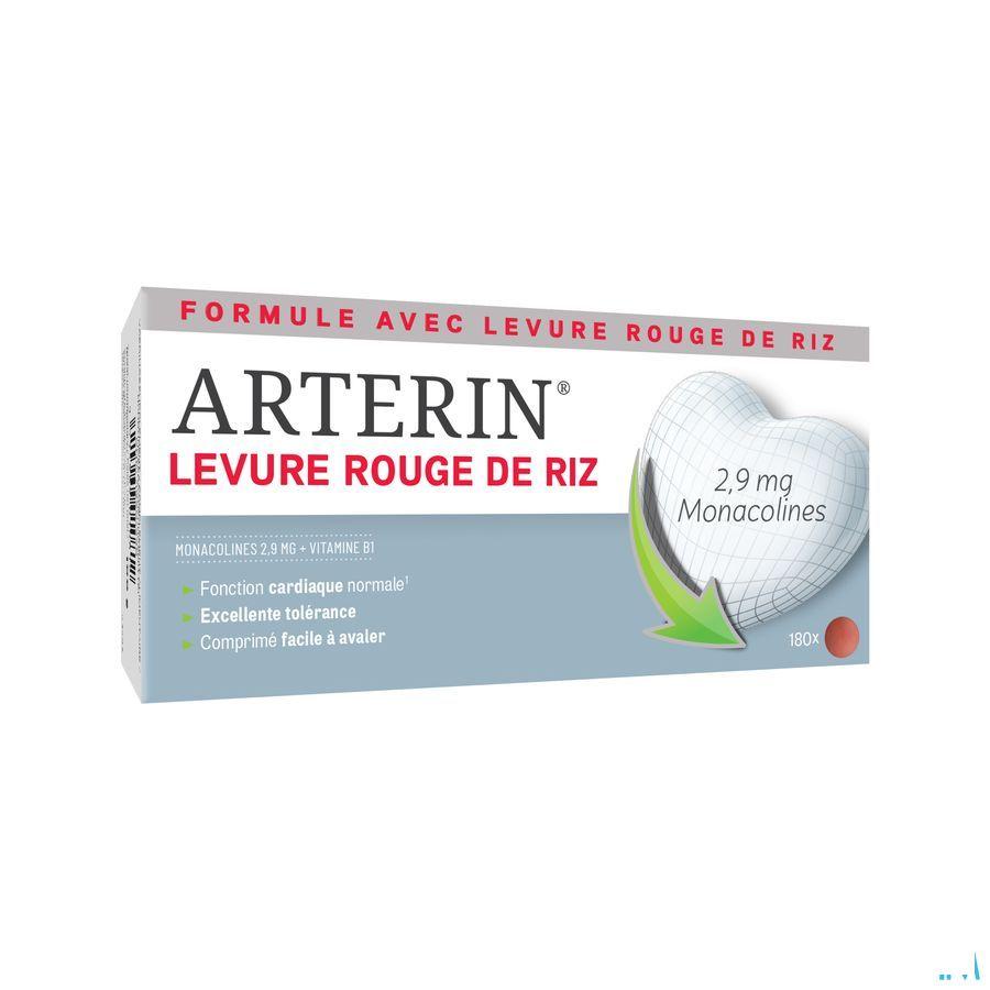 Arterin Levure Rouge Riz Comp 180  -  Perrigo