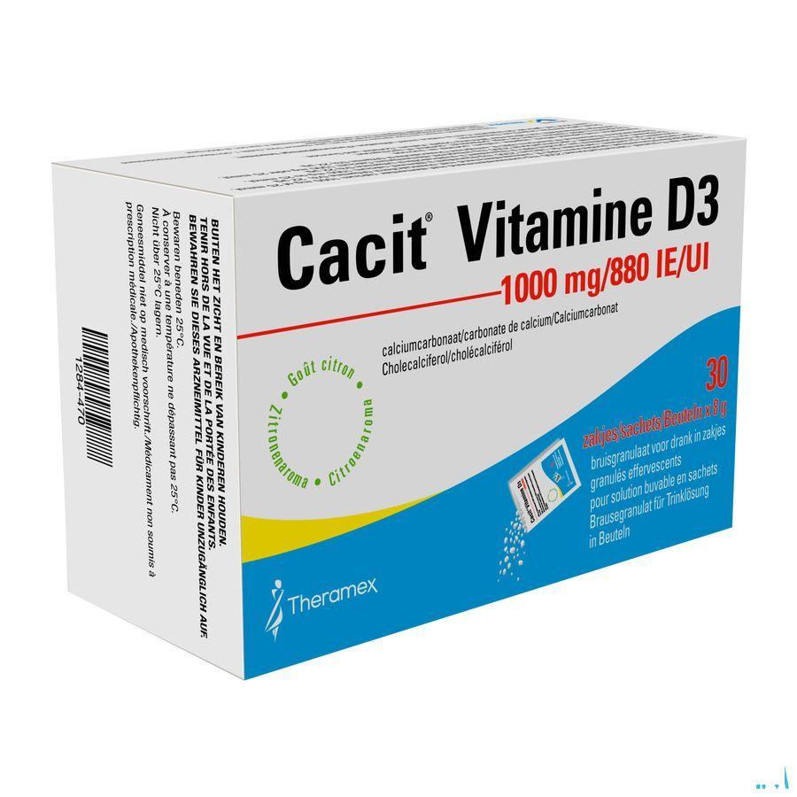 Cacit Vit. D3 1000 mg/880IEBruisgranul. Zakje 30