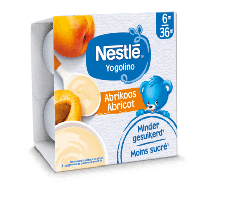 Nestle Yogolino Apricot 4x100 gr  -  Nestle