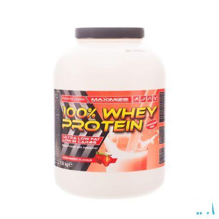 Whey Protein 100% Aardbei 1,8kg